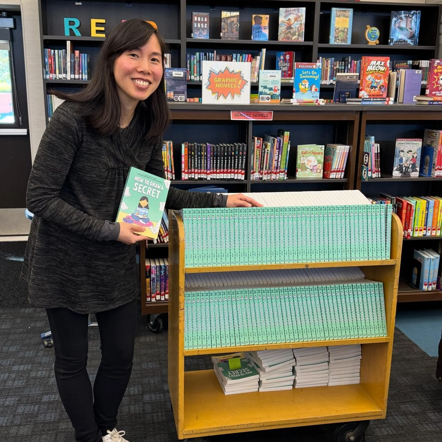 Tis the season for school visits! ❄️ What a treat to speak to the 3rd-5th graders at Bishop Elementary this week❤️ Thank you so much for for having me!

A BIG shoutout to the @assistanceleaguelosaltos and @leighsfavoritebooks for providing books to a