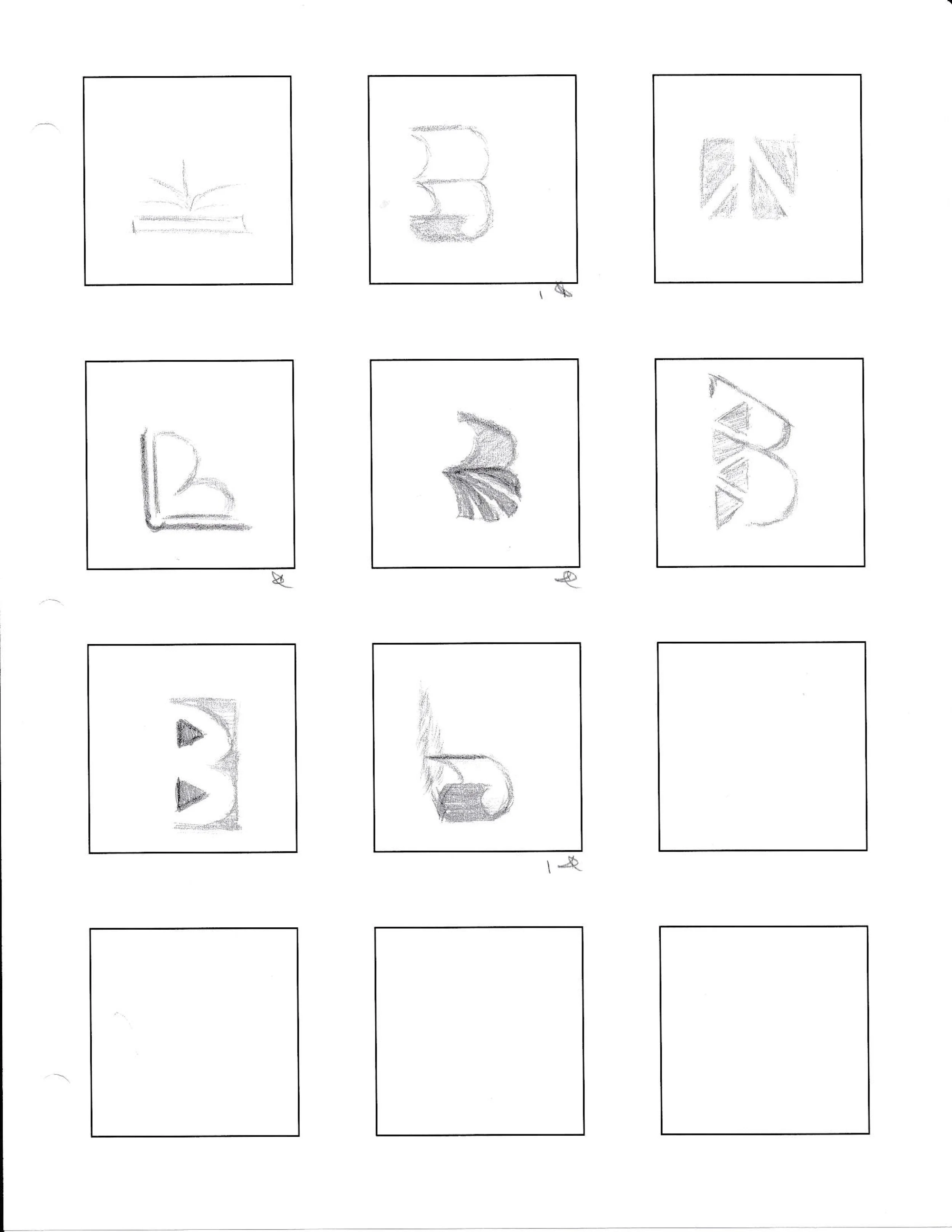 Image of Bhuku logo thumbnail sketches