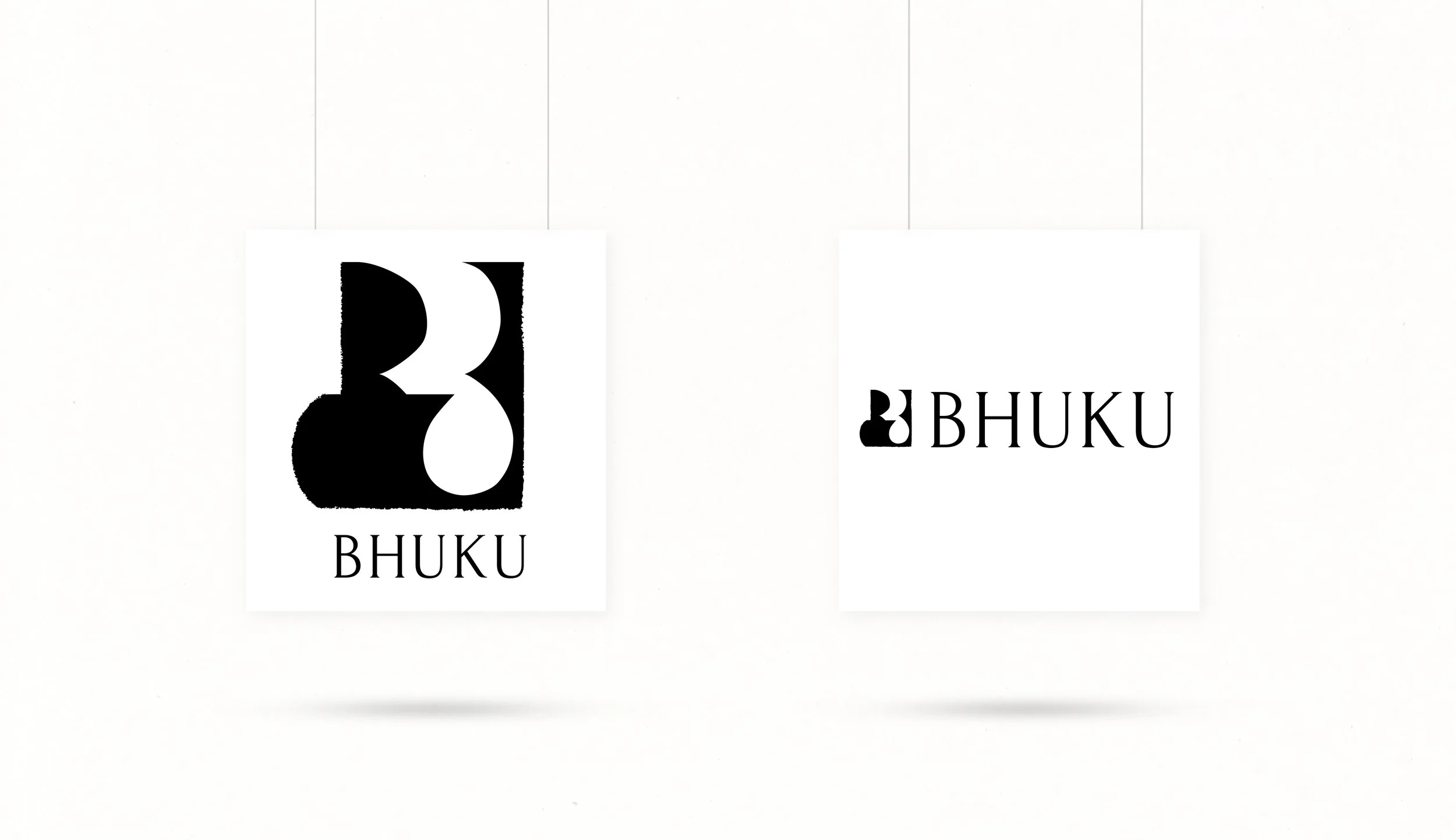 Image of Bhuku final black and white logos