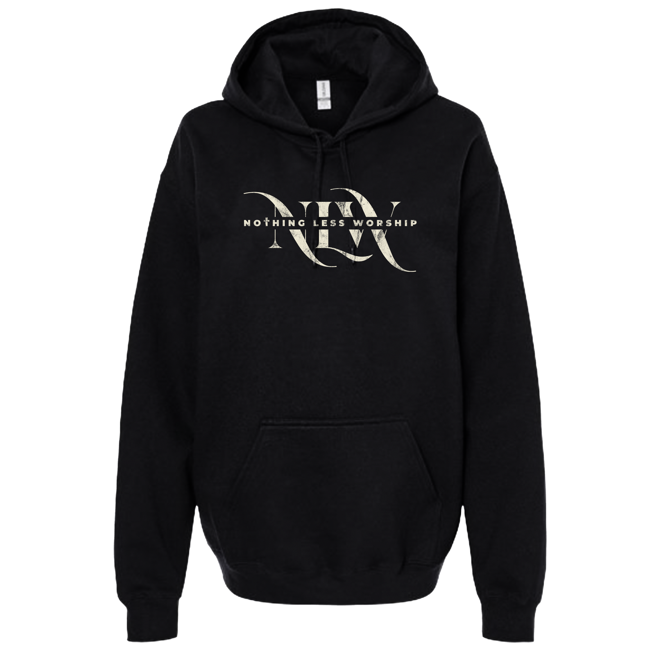 NLW Jesus We Want You & Nothing More Hoodie Front.png