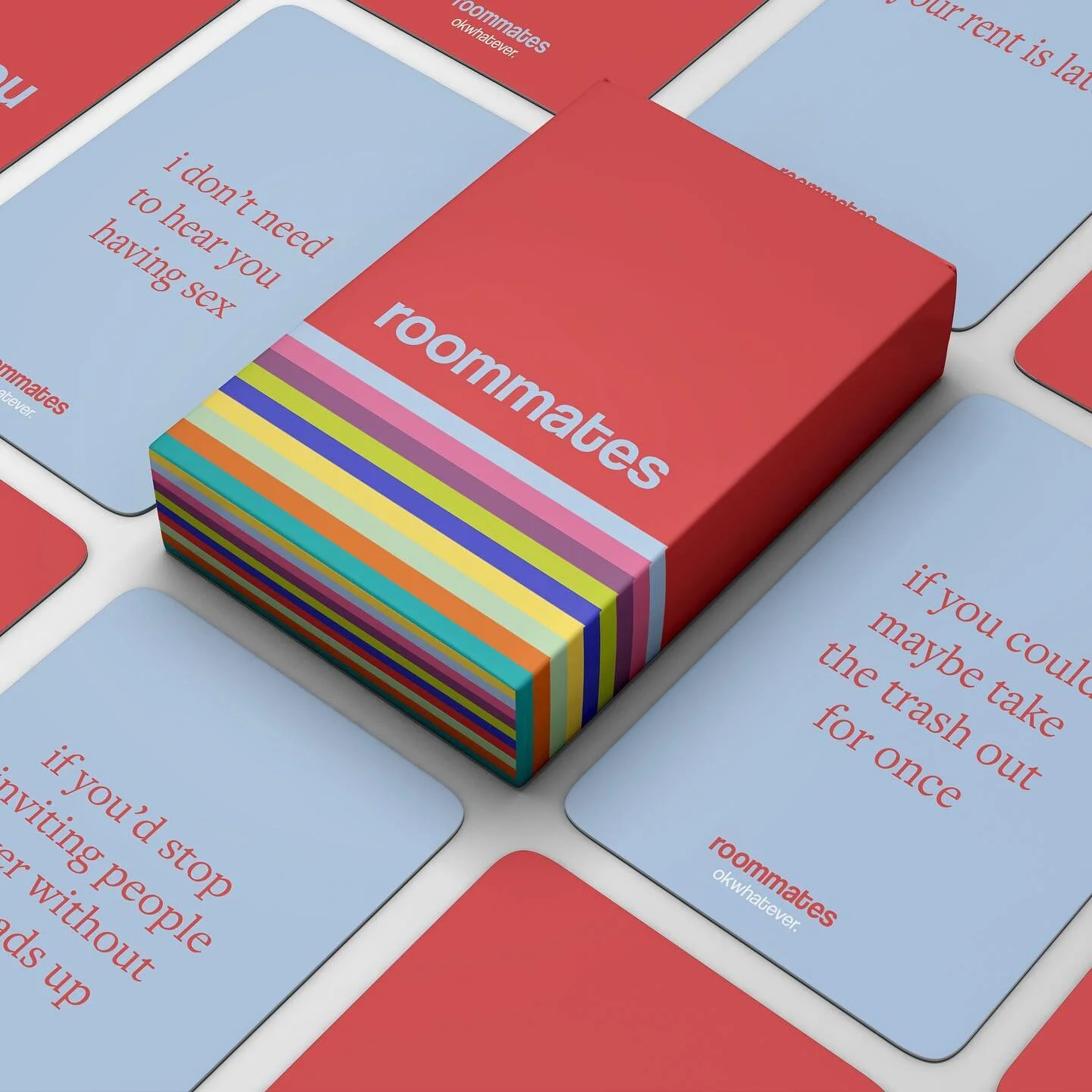 lack of sleep this weekend because your inconsiderate roommate forgets she lives with other people?

probably time to slip her one of these cards from our best-selling roommates collection!

forget your passive-aggressive sticky notes, the facebook m
