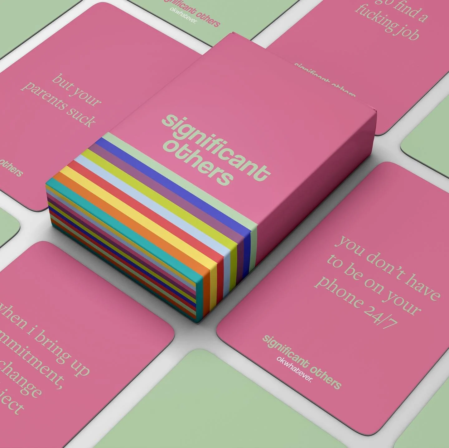 be honest with your s/o but have them take you seriously when you slip them a card!

stop the arguments and bickering and pass each other a card instead!improve your relationship productively and speak your honest thoughts😎

our collection is availa