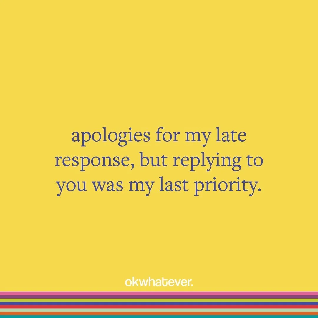happy monday! time to open all your unread emails from the weekend!

make sure to shop our co-worker collection✌️✨

forget your passive-aggressive sticky notes, the facebook memes, and the 3 paragraph text messages.

ok whatever puts your subtle desi
