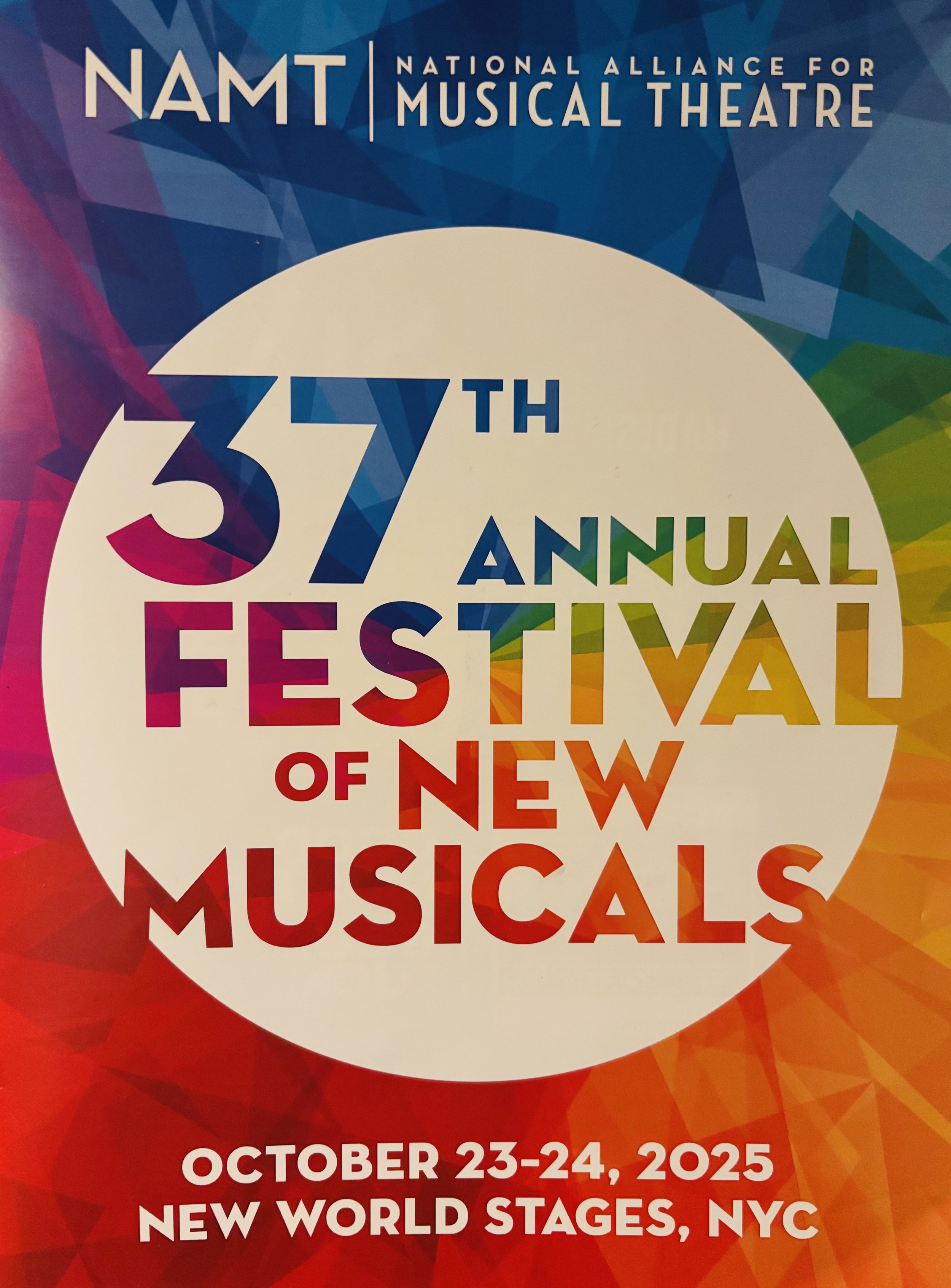 Songs from AMELIA AND ME at NAMT