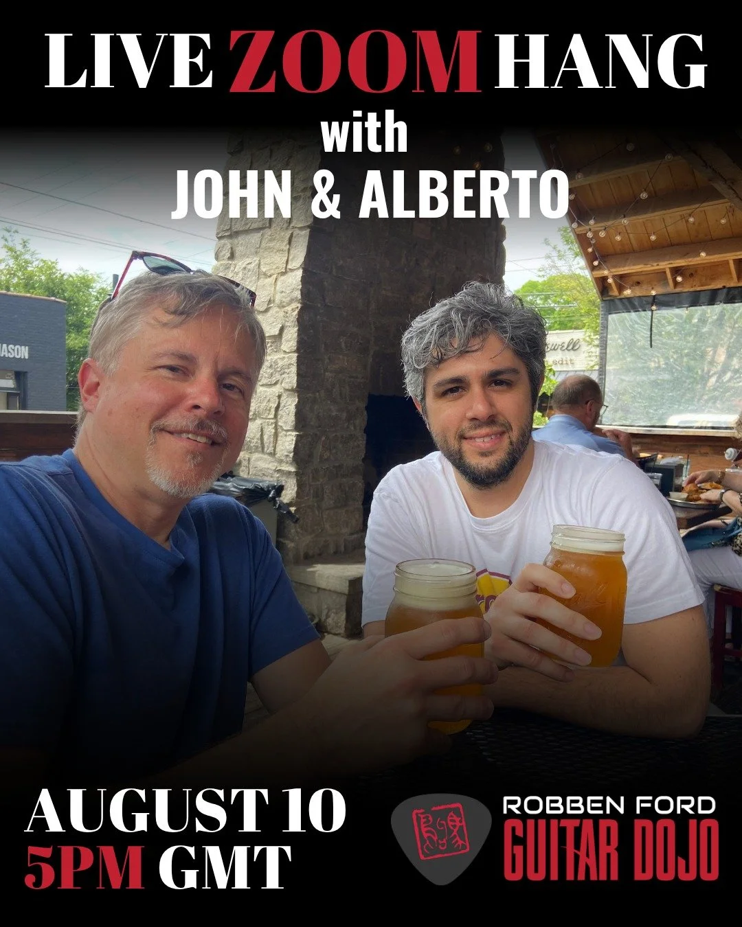 Dojo Students - Reminder about the live ZOOM Hang!

👉🏻 SUNDAY, August 10th - 5PM GMT

Robben will not be available this day - This will be a student Hang moderated by our Dojo Instructors: @albertopassanisi &amp; @john_bruhnke
Have a great time han