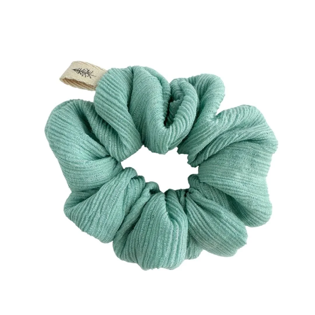 Turquoise Ripple | Mini Scrunchie