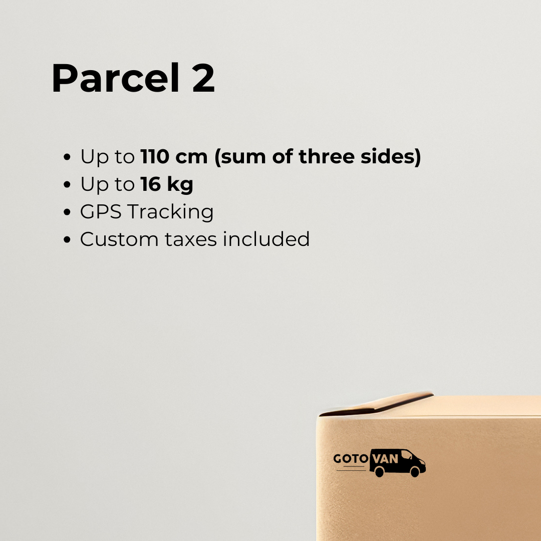 Parcel 2 (hasta 16kg) (España) — Go To Van