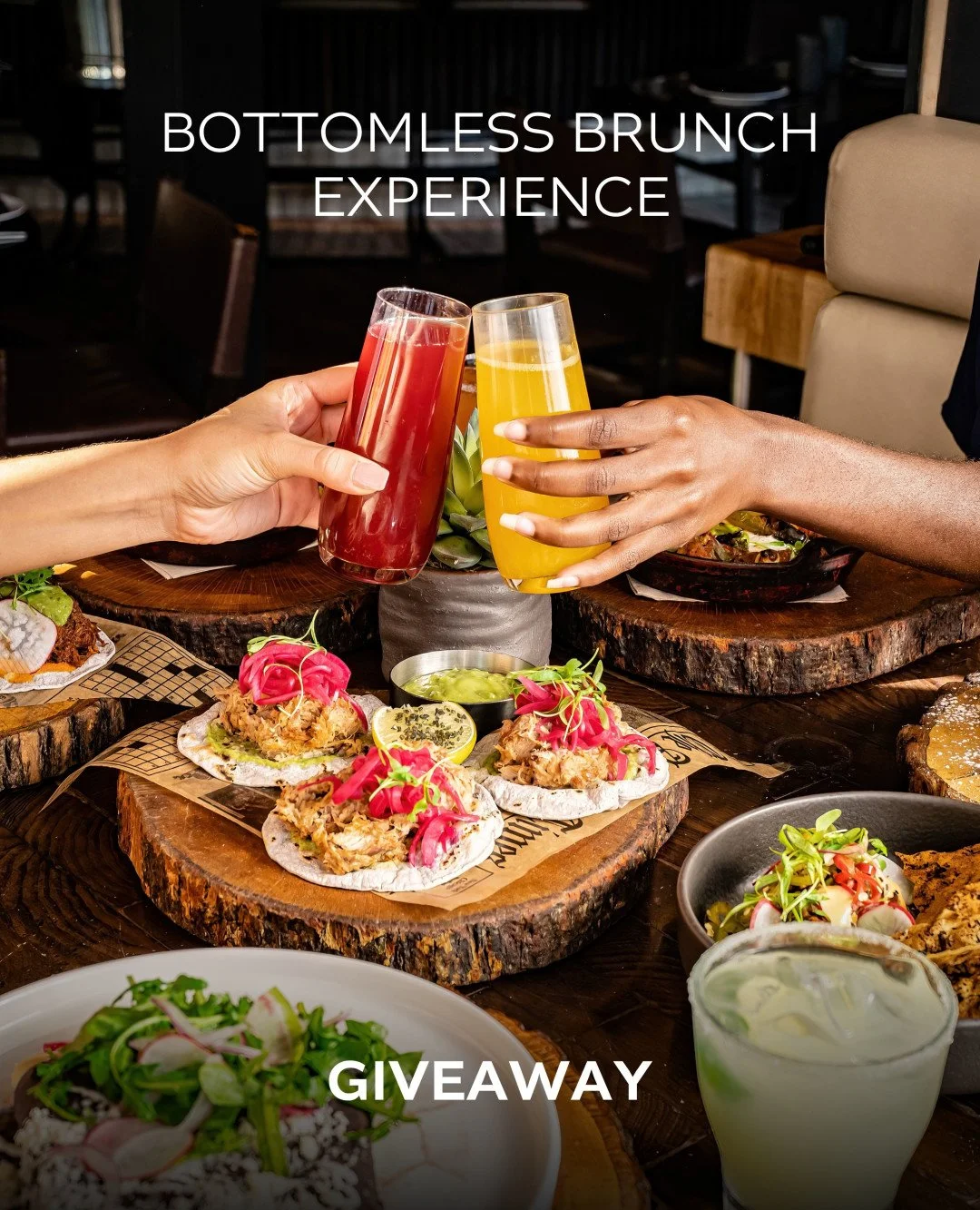 Win an unforgettable Bottomless Brunch experience for 2 at dLe&ntilde;a 🔥

Enjoy an award-winning brunch experience in the heart of DC, featuring vibrant flavors, seasonal dishes, and signature cocktails crafted for the perfect weekend escape.

How 