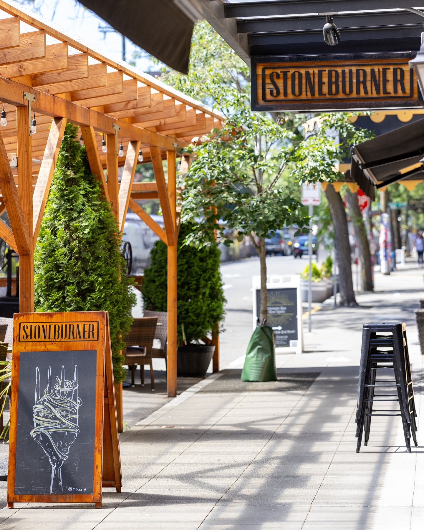 STONEBURNER IS CLOSED TODAY, JULY 4. 

Now, go have a ball.
