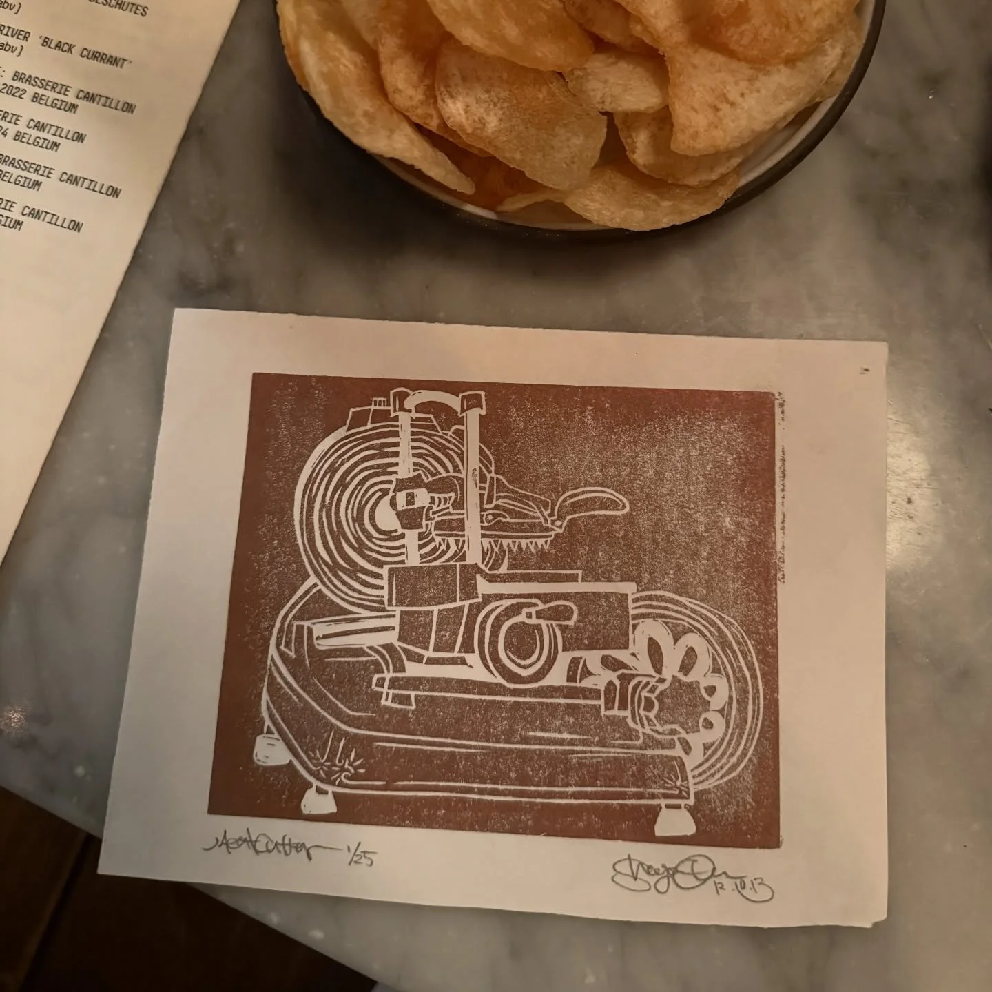 A little piece from @shogodzilla from ten(?!) years ago?! Still timeless and looking for ways to bring it back into play. 
Good ideas only 👇🏼

#stoneburnerseattle #slicer #seattle