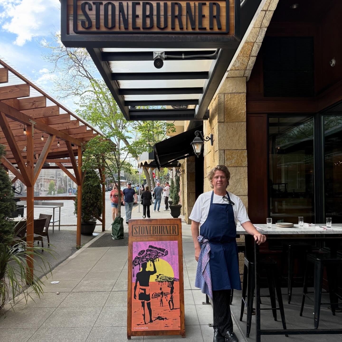 New board work - summer ready. 
Thank you @morganzion_ ☀️🍕

#endlesspizza #summer26 #stoneburnerseattle #boardwork #seattle
