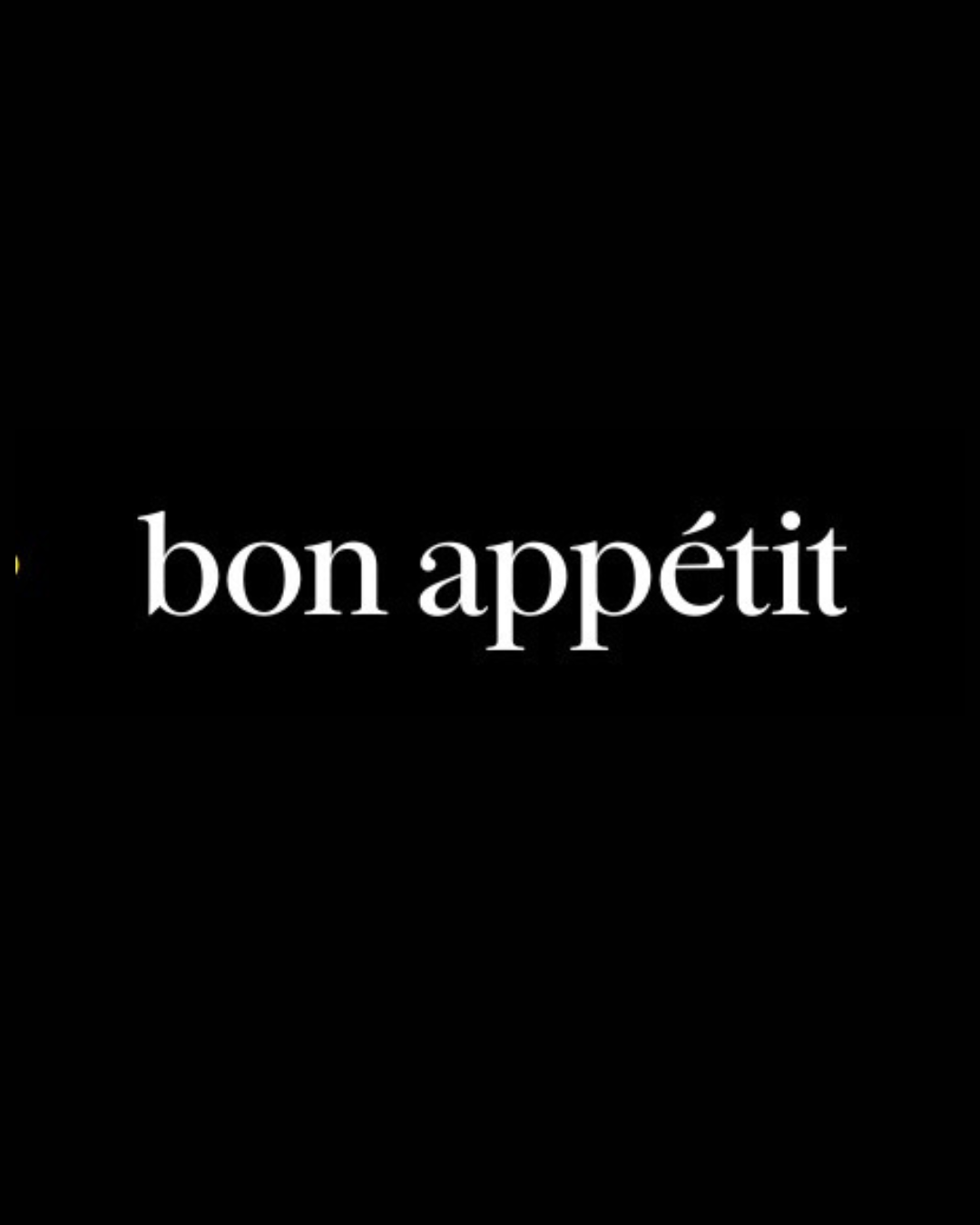 bon appetit logo black and white