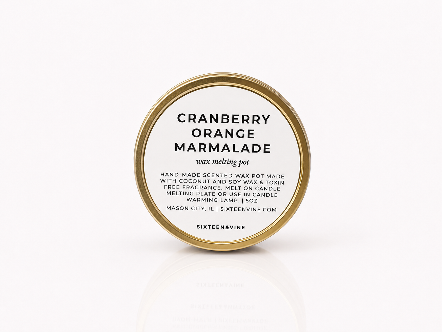 Cranberry Orange Marmalade Wax Pot