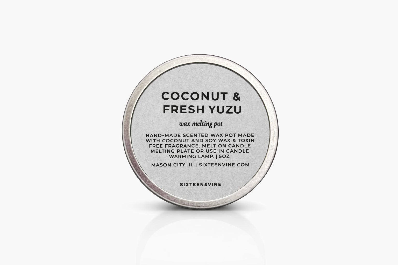 Coconut & Fresh Yuzu Wax Pot