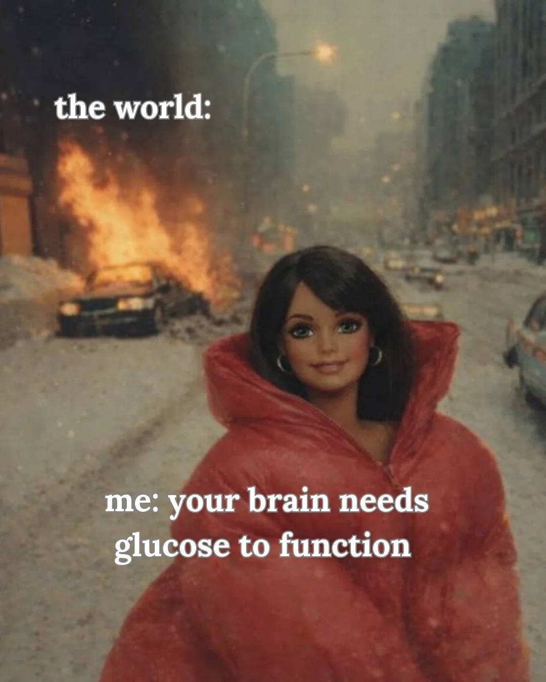 The world is a lot right now AND you brain needs glucose to function so eat fruit first thing in the morning on an empty stomach 🍌 🫐 🍒
