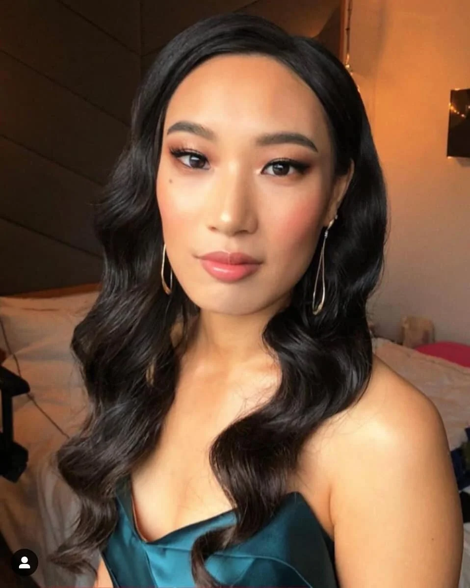 #tbt 
@xana.nana is Red Carpet Ready for the Mulan Premier 
Hair by @christyyoo_artistry
Makeup @peterphungus

