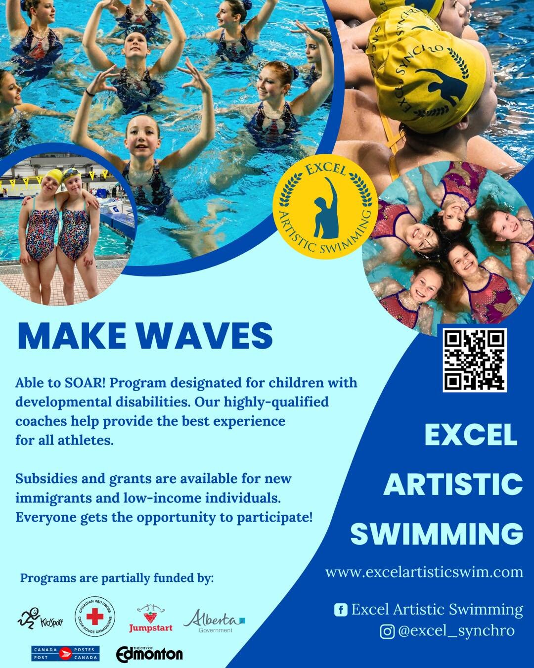 REGISTRATION IS OPEN 🌊🏊🏻&zwj;♀️💪🏼💙

Jump into the New Year with a SPLASH! Our Pre-Competitive programs are open for registration! 

🌊 Available at 7 locations in the Edmonton Area

🌊Able to SOAR! Program offers swim instruction for children w