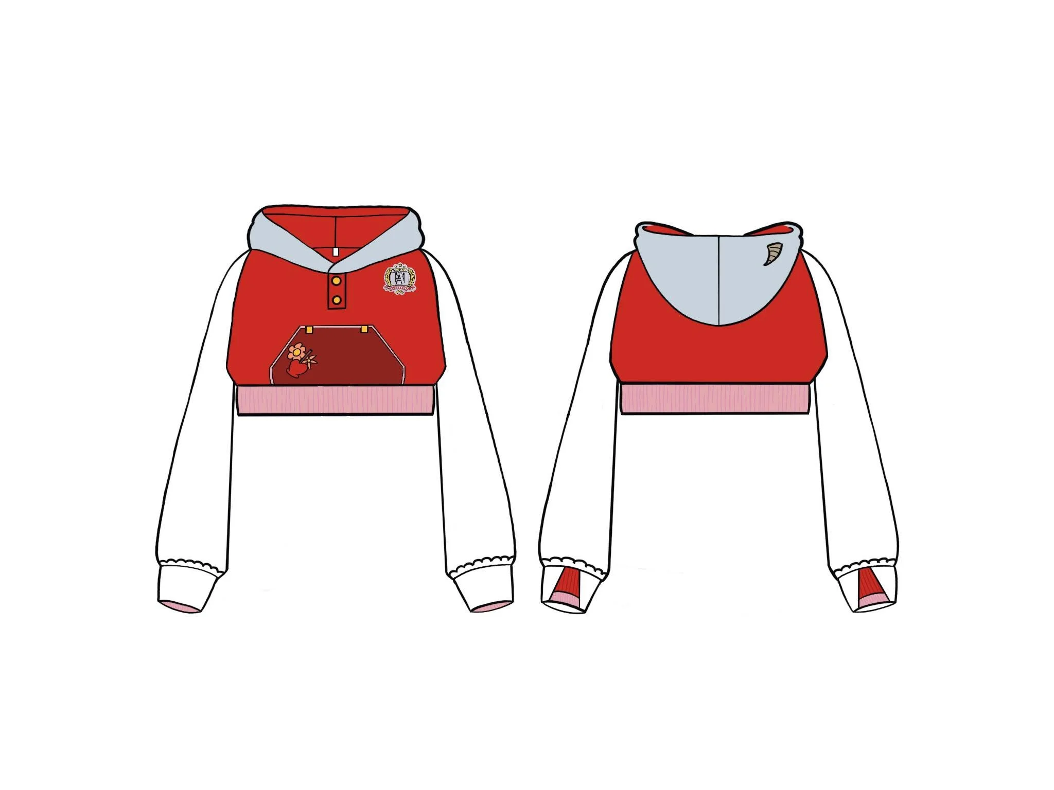 Eri crop hoodie