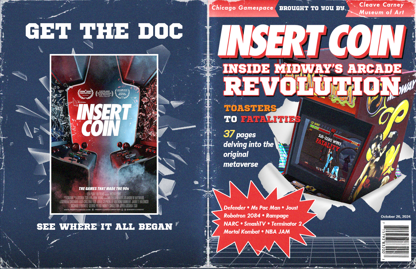 Insert Coin Brochure Design + Layout