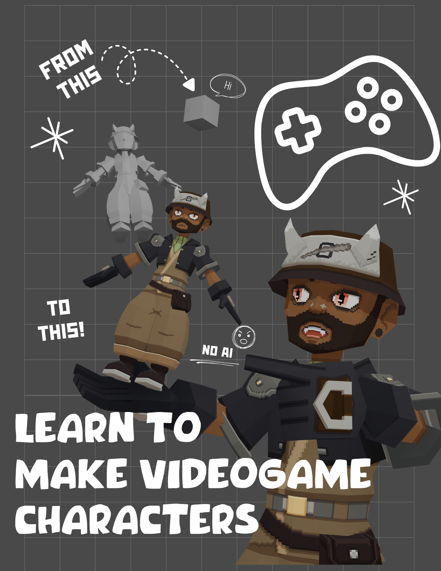 Introduction 3D Character Modeling (Live Workshop)