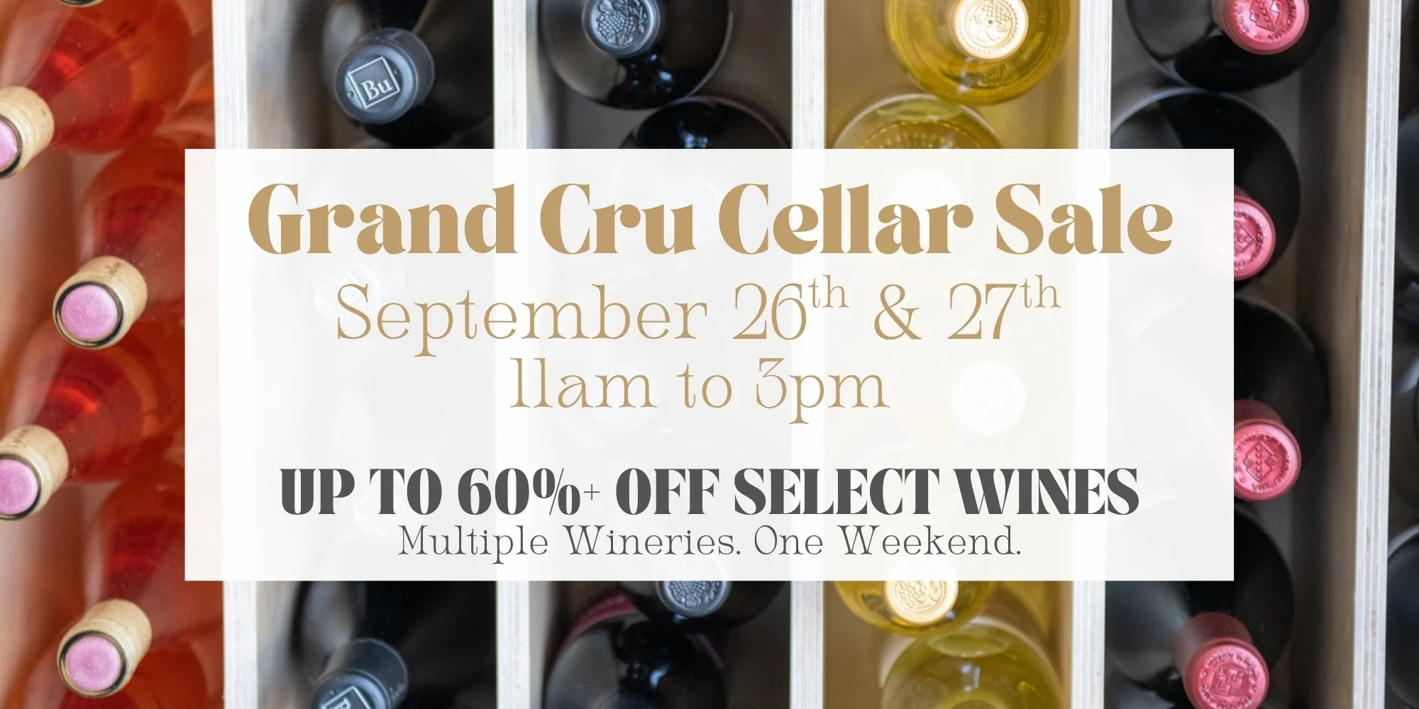 Grand Cru Cellar Sale