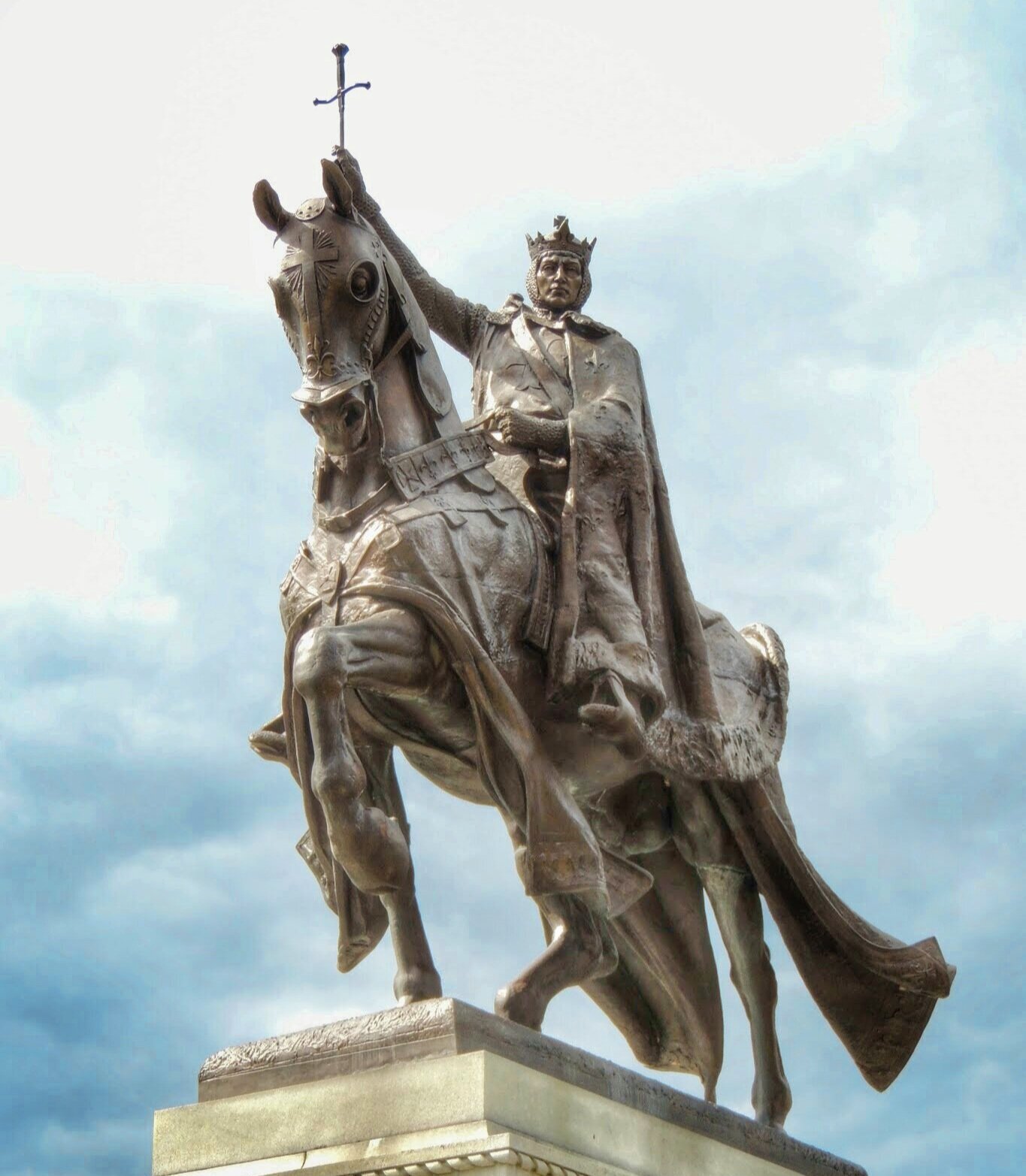 Column Statue of a King, French