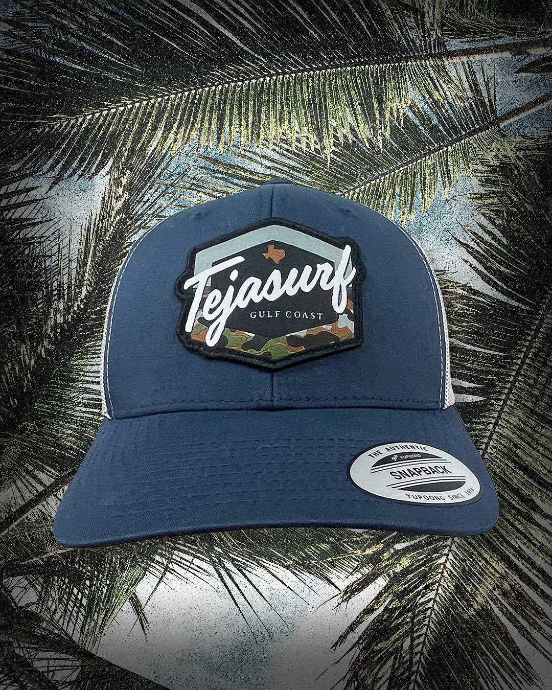 Our Camo-Hex Caps in navy/silver and moss/kahki.
Available at select coastal shops and online at www.tejasurf.com.
Get yours today! 🌴🌞

#tejasurf 
#palmtree 
#sunshine 
#changesinlatitudes 
#travel 
#tejasurf_brand