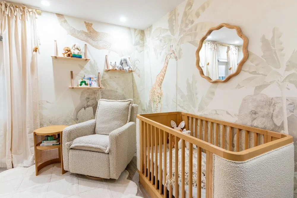 baby-nursery-natural-wood-crib-neutral-animal-patterns.jpg