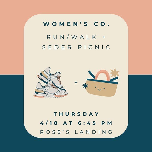 RTTN Women&rsquo;s Co UPDATE today: Meet at Ross&rsquo;s Landing in Chattanooga at 6:45pm. Intercede as we run and walk. End w/ a Seder Picnic! See you there!🦋
