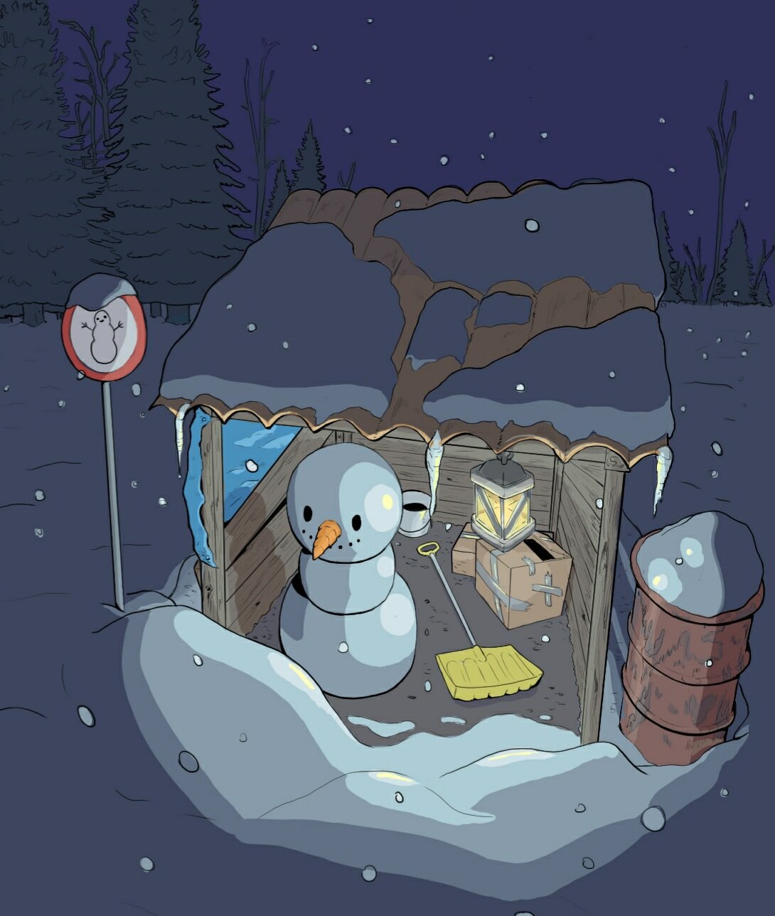 "What's he waiting for?" by Brian Dome
