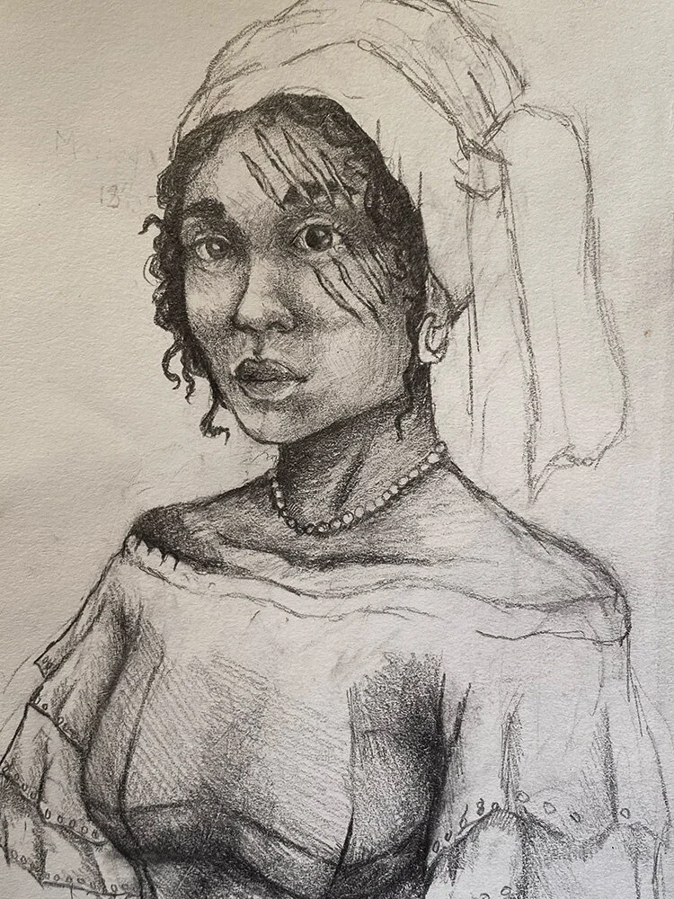 "Haitian Woman with Backstory" by Breea Schembre