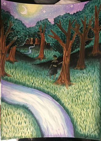 "Path in the Woods" by Sophia Margiotta