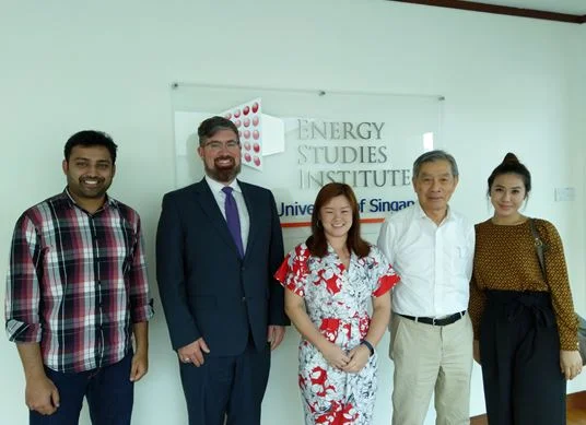 The National University of Singapore's Energy Studies Institute meets with Blockchain for Climate