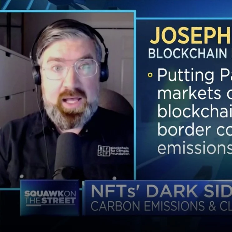 Joseph Pallant on CNBC: NFT's, Blockchain, and Carbon Emissions