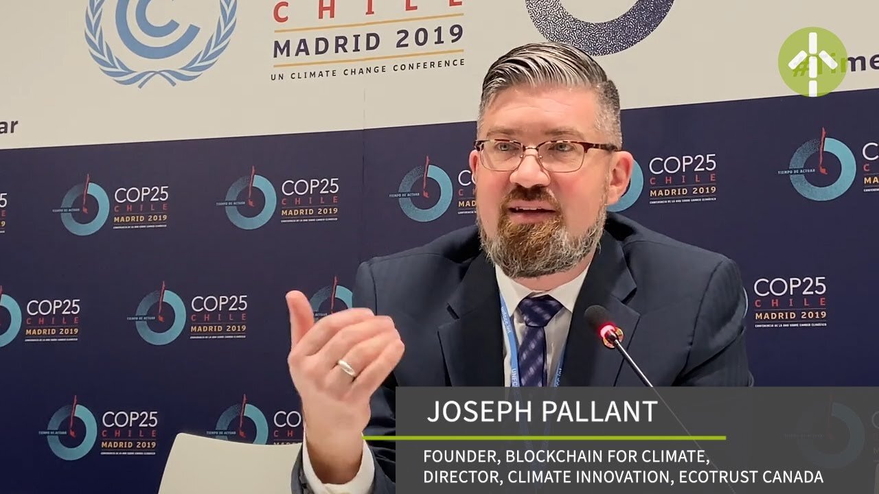 Blockchain for Climate Foundation presents at COP25 in Madrid