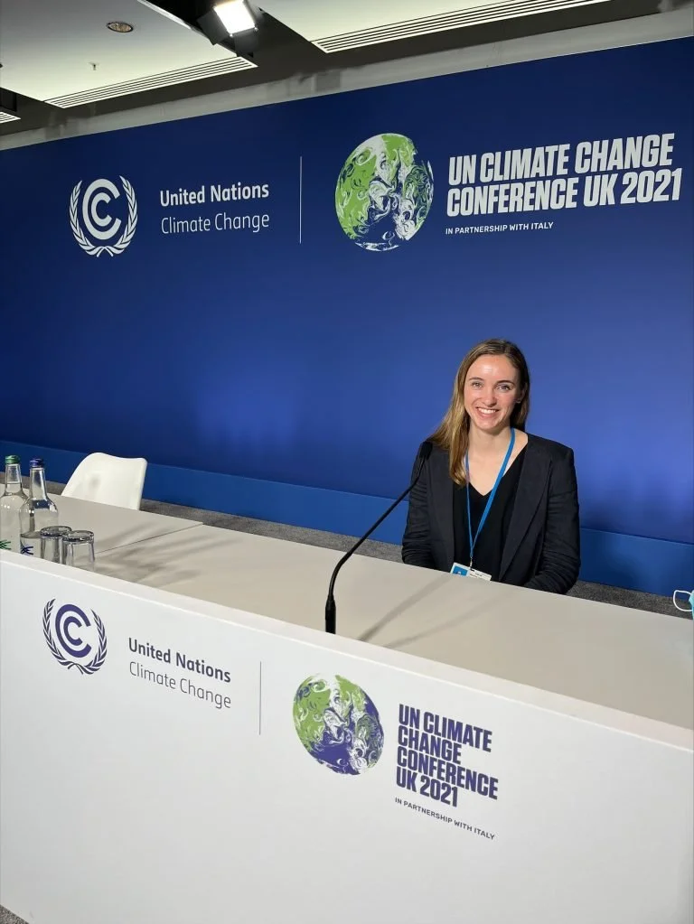 Denby McDonnell presents the BITMO Platform at COP26 in Glasgow