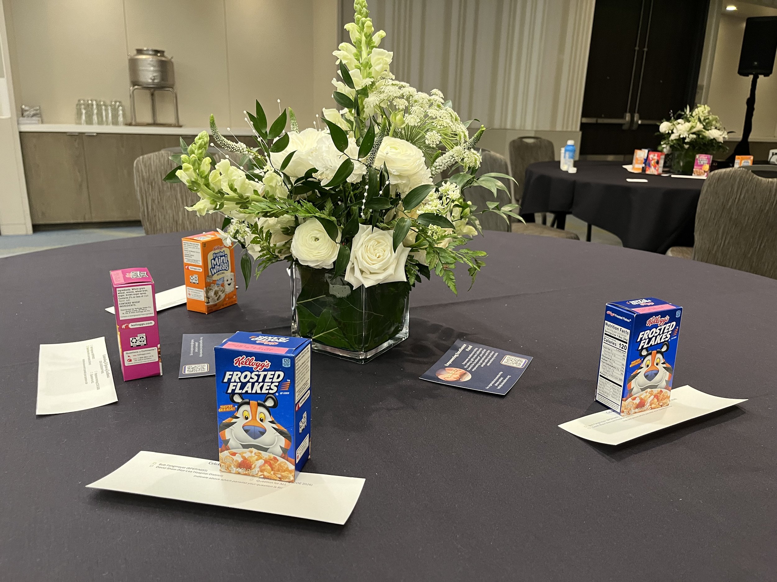 Ready to start the morning with Kellogg!