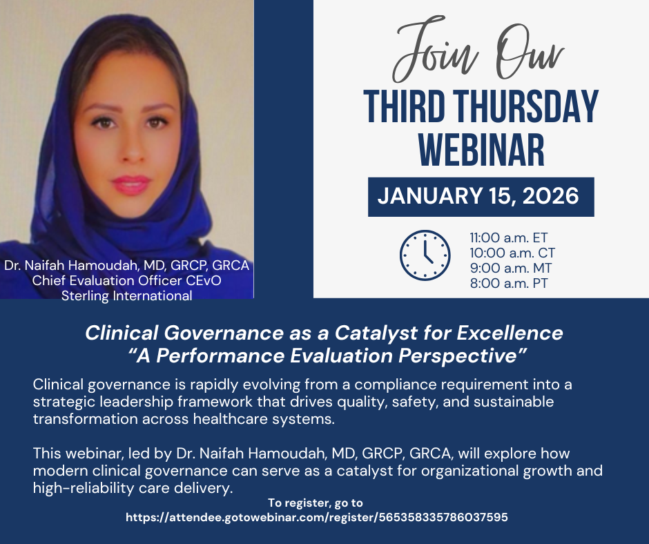 Third Thursday Webinar - January 2026