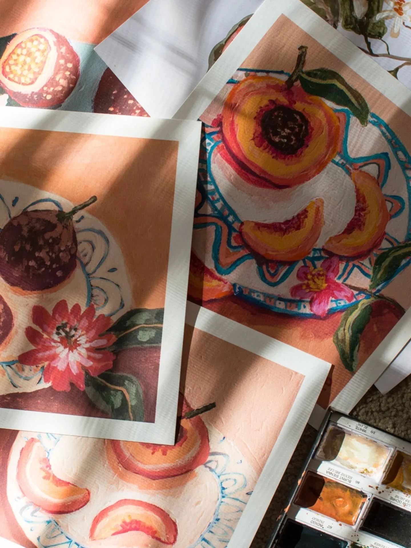 A moment for the texture on this sweet little fruit bowl prints 
.
.
.
#artdaily #artistsoninstagram #contemporarypainting #abstractpainting #artcollector #oilpastel #oilstick #painting #paintingreel #australianart #textureart #perthartist