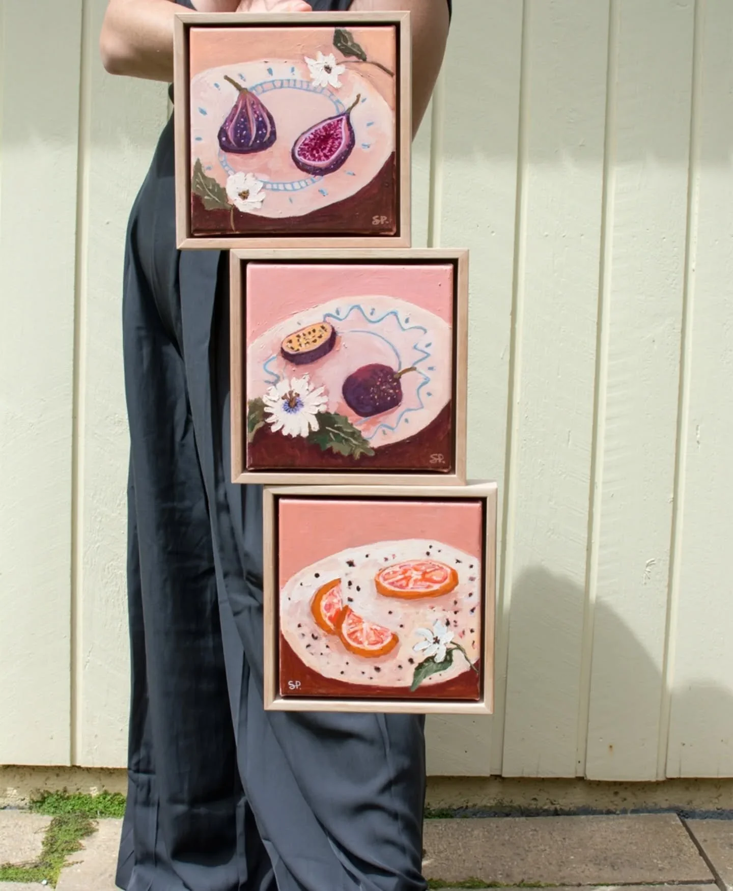 I find myself wondering why I keep coming back to these little fruit plates. I simply love the process of creating these, and I aim to explore a new concept with each iteration. I've always collected unusual things - usually because they hold an odd 