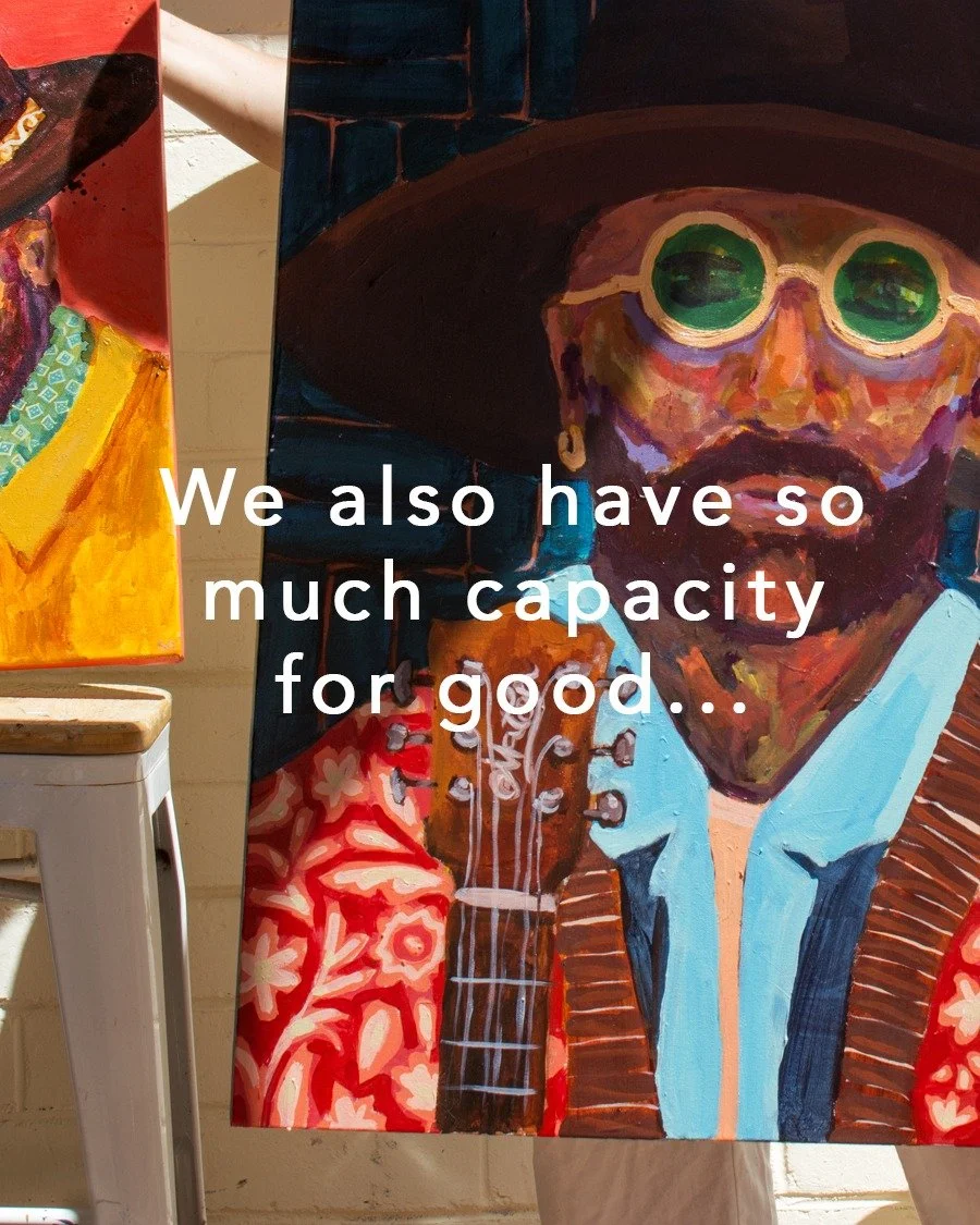 Sometimes the painting knows before you do.

I started painting this portrait without much of a plan, but I felt a quiet pull to create the image that kept appearing in my mind. Without overthinking where it was heading, I began to draw these faces.
