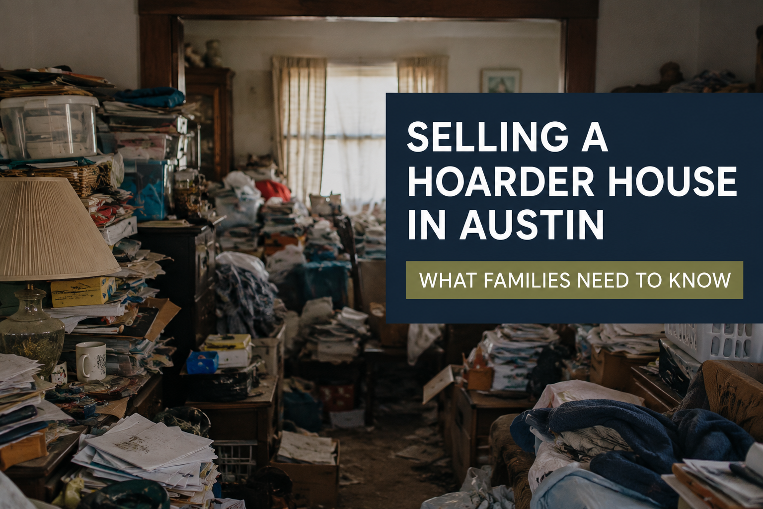 Selling a Hoarder House in Austin: What Families Need to Know