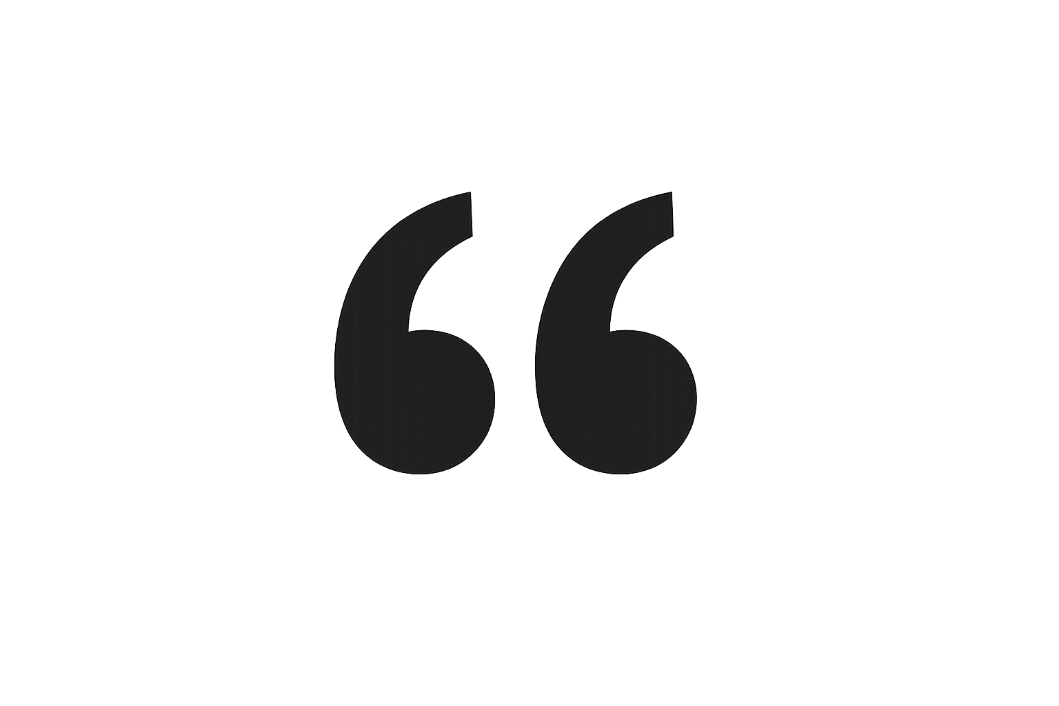 Bold Black Quotation Marks.png
