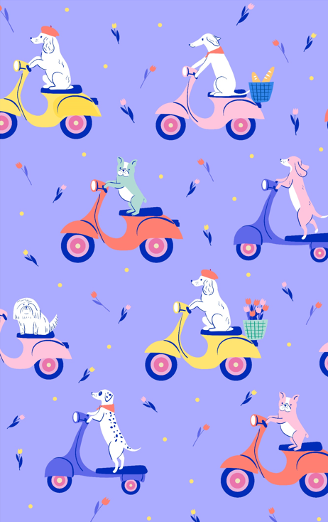Destira print, row 1