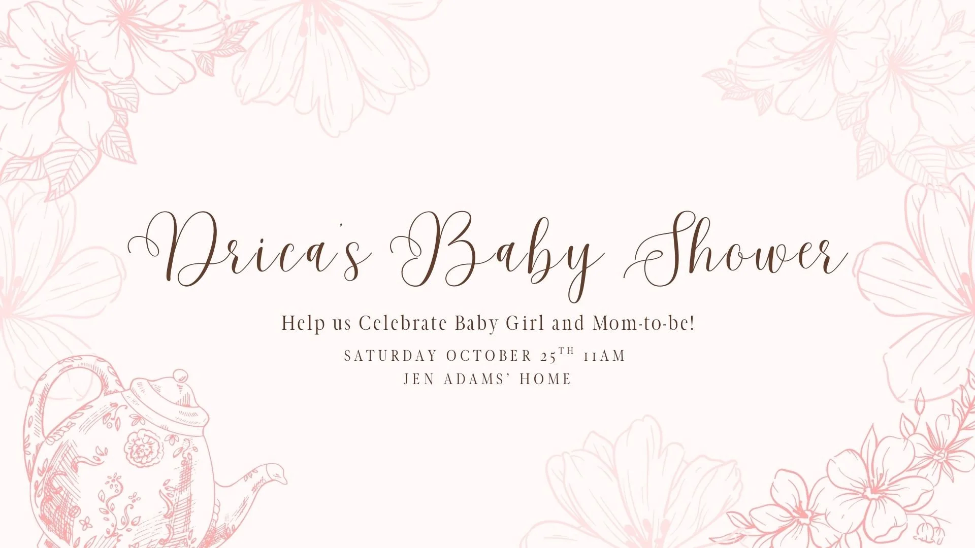 Baby Shower for Drica