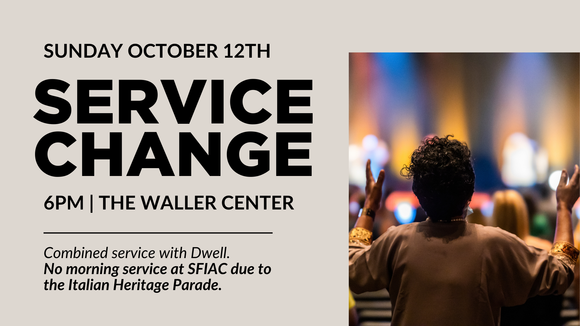 Revive Service Change October 12th