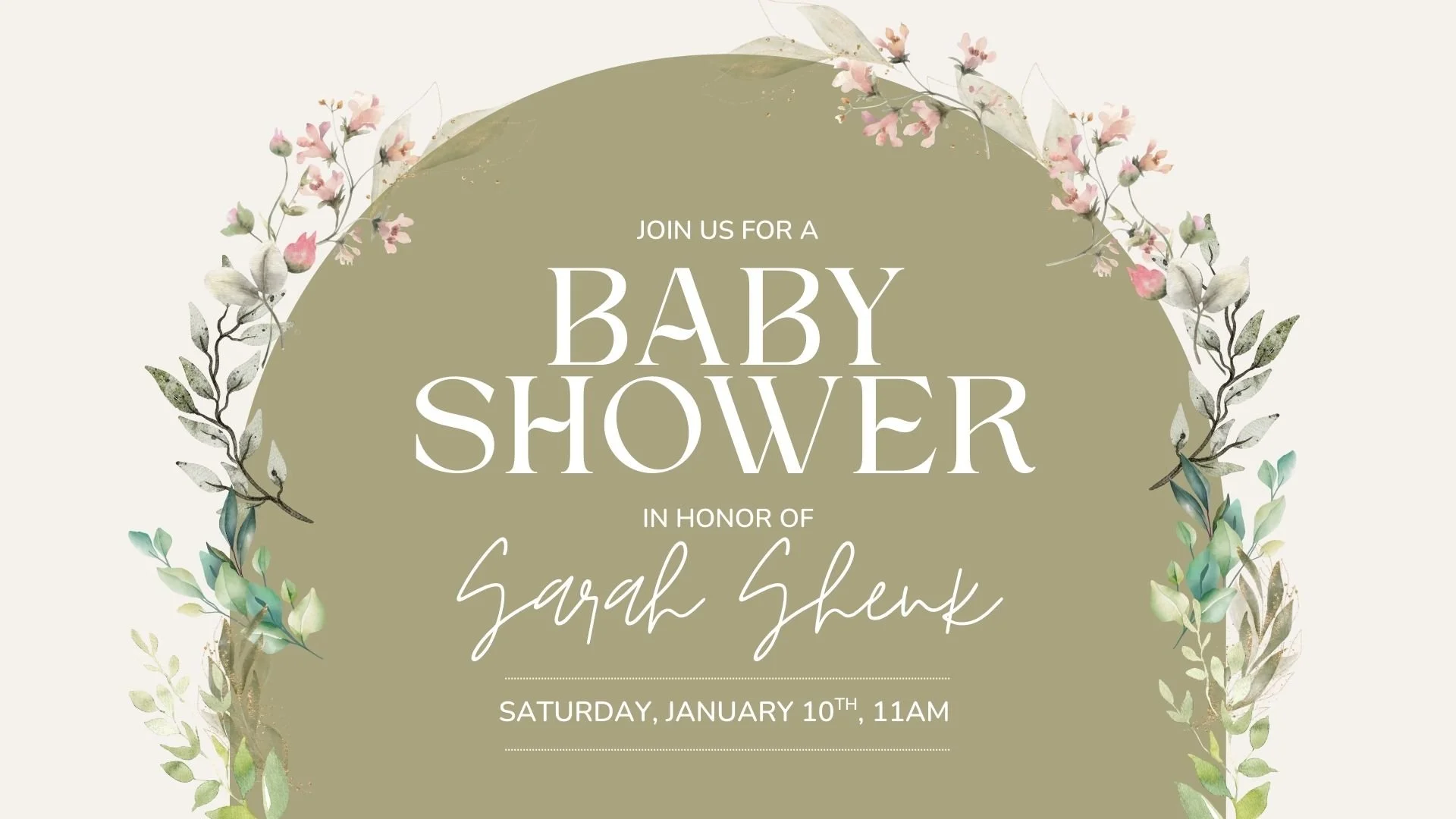 Baby Shower - Sarah Shenk