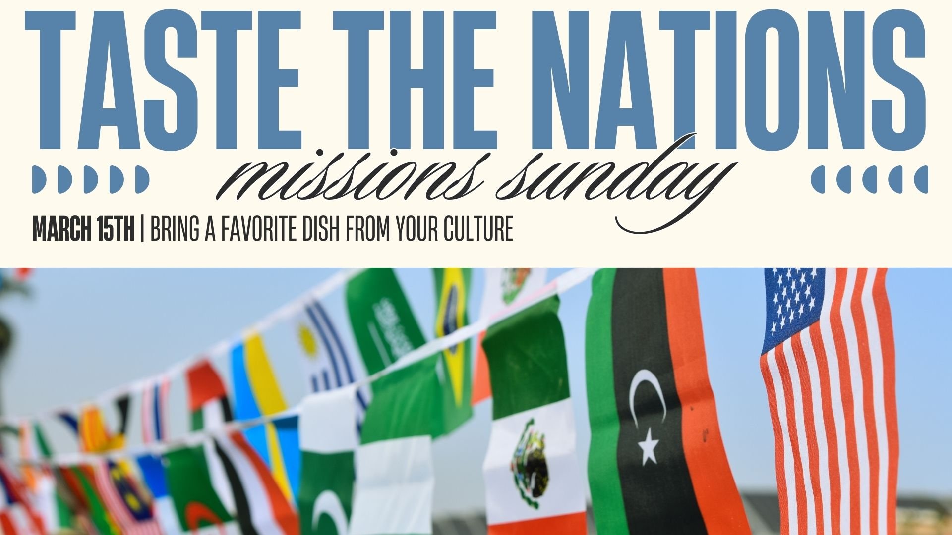 Taste of The Nations - Mission Sunday