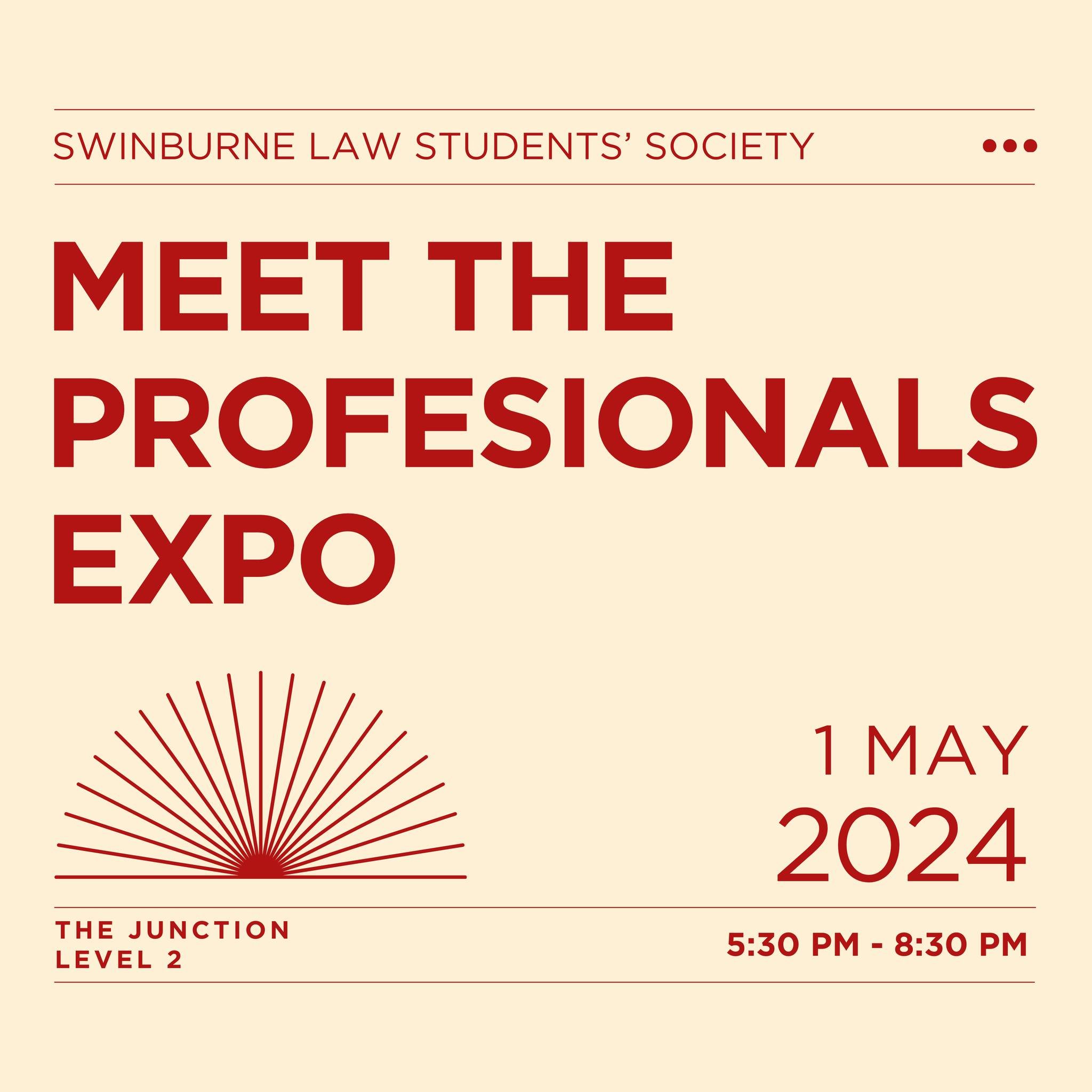 ‼️ONLY 1 WEEK UNTIL THE SLSS MEET THE PROFESSIONALS EXPO‼️

REGISTER NOW for a night of networking with industry professionals from over 15 organisations, FREE catering and FREE professional headshots. 📸

It's an event you really don't want to miss.