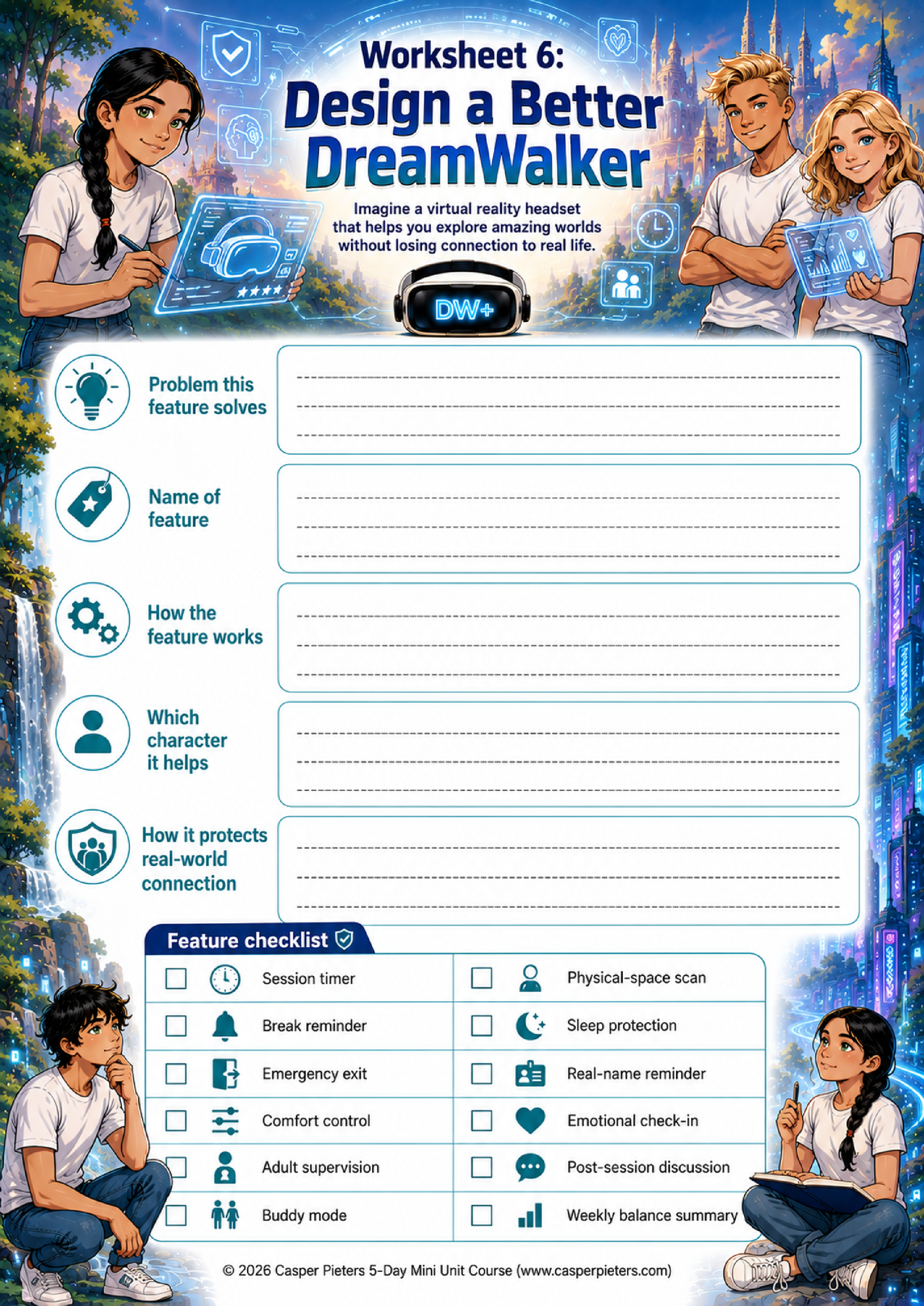 Worksheet 6 - Design a Better Dreamwalker